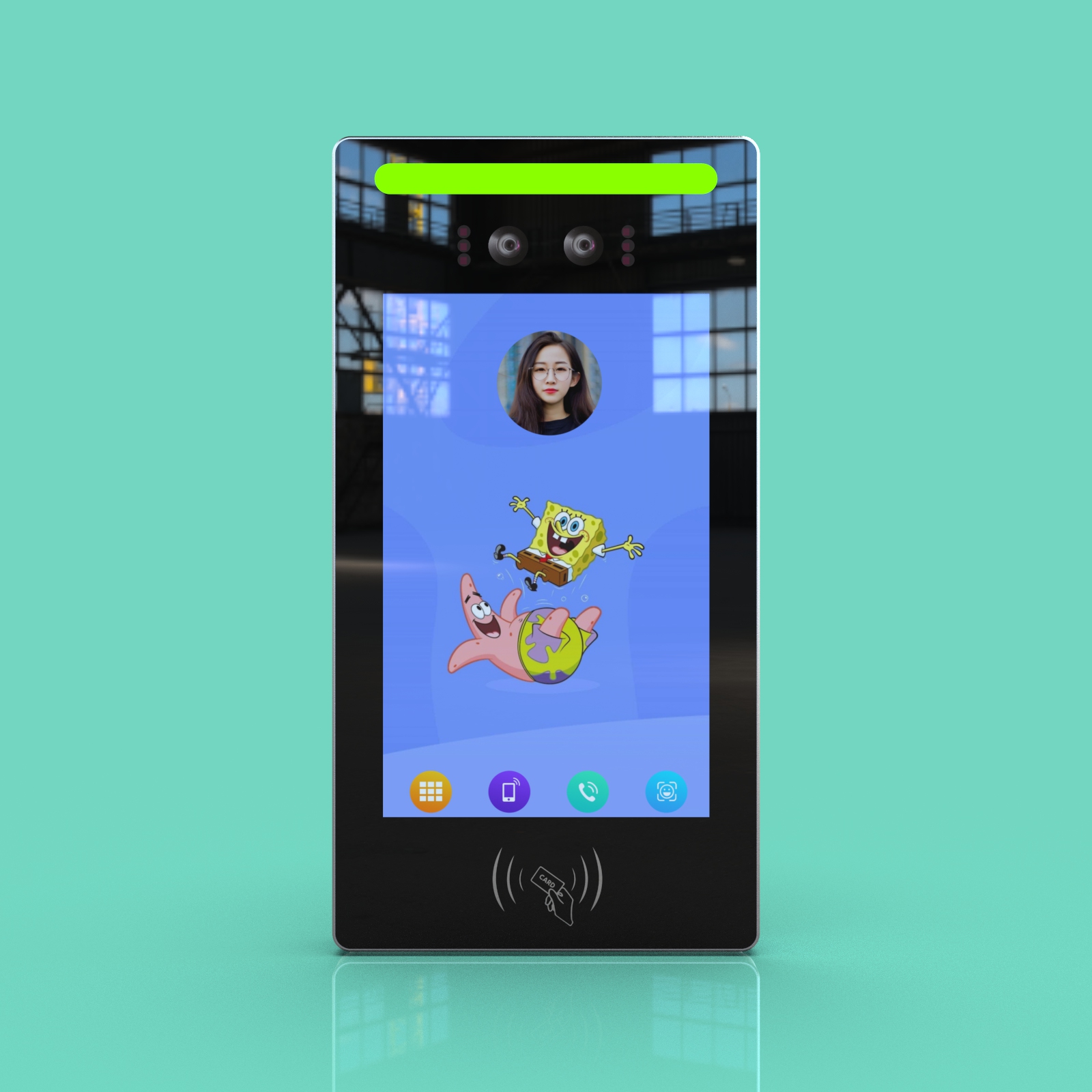 8-inch Card Reader Face Recognition Access Control Machine - Shenzhen ...