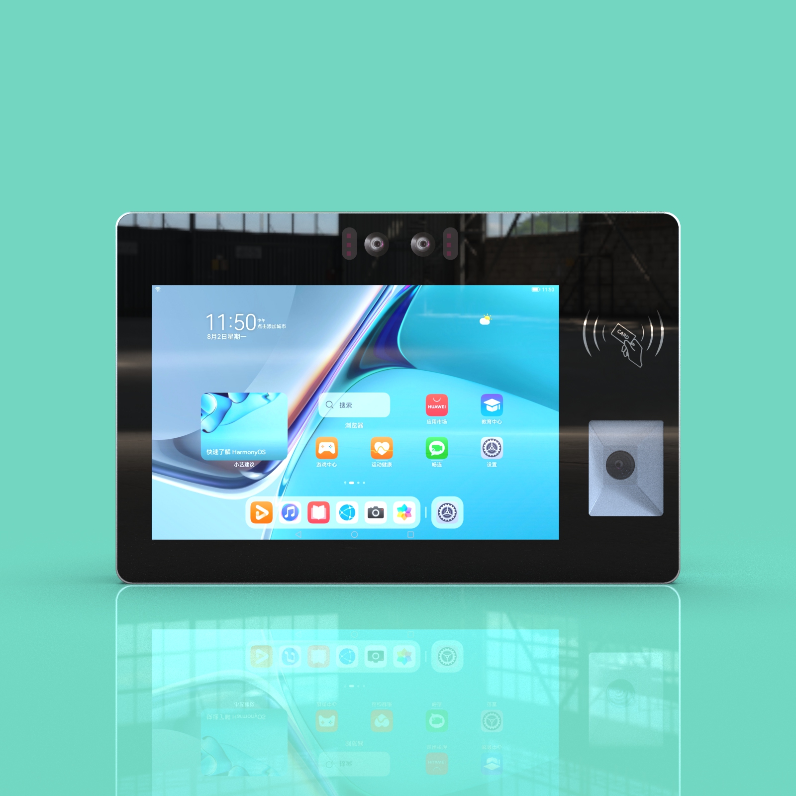 10.1-inch QR Code Card Reader Face Recognition Access Control All-in ...